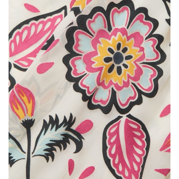 $450 RAG AND BONE BAILEY vibrant, spaghetti strap, mini dress floral appliqué - Picture 4 of 10